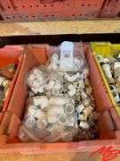 (8) Bins of PVC Irrigation Parts