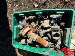 3 Pallets - Hydraulic Hoses, Irrigation Parts, Etc.