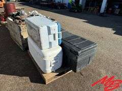 Truck Bed Tool Box & Ice Chests