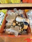 (8) Bins of PVC Irrigation Parts