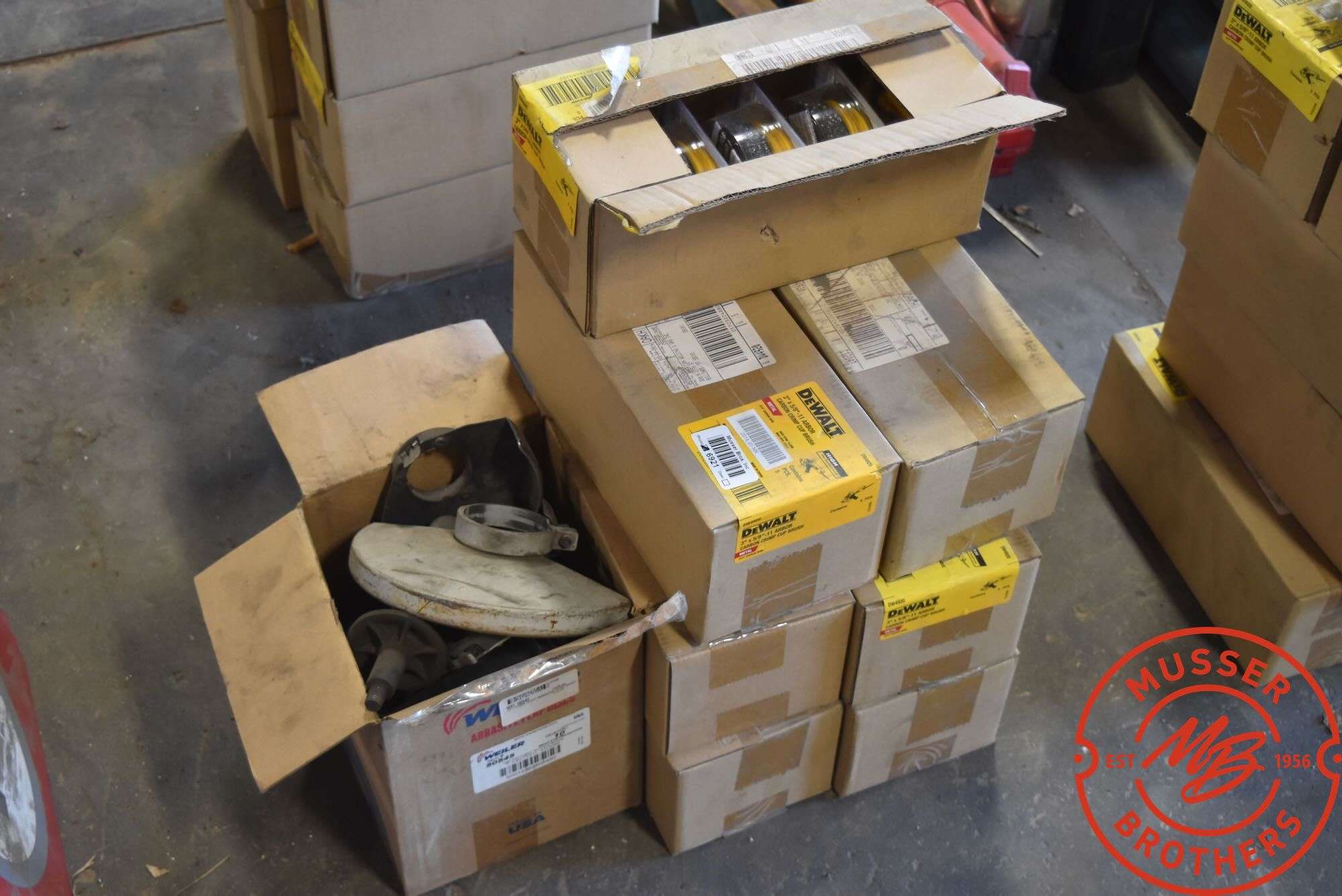 (7) Boxes Dewalt Carbon Crimp Cup Brushes