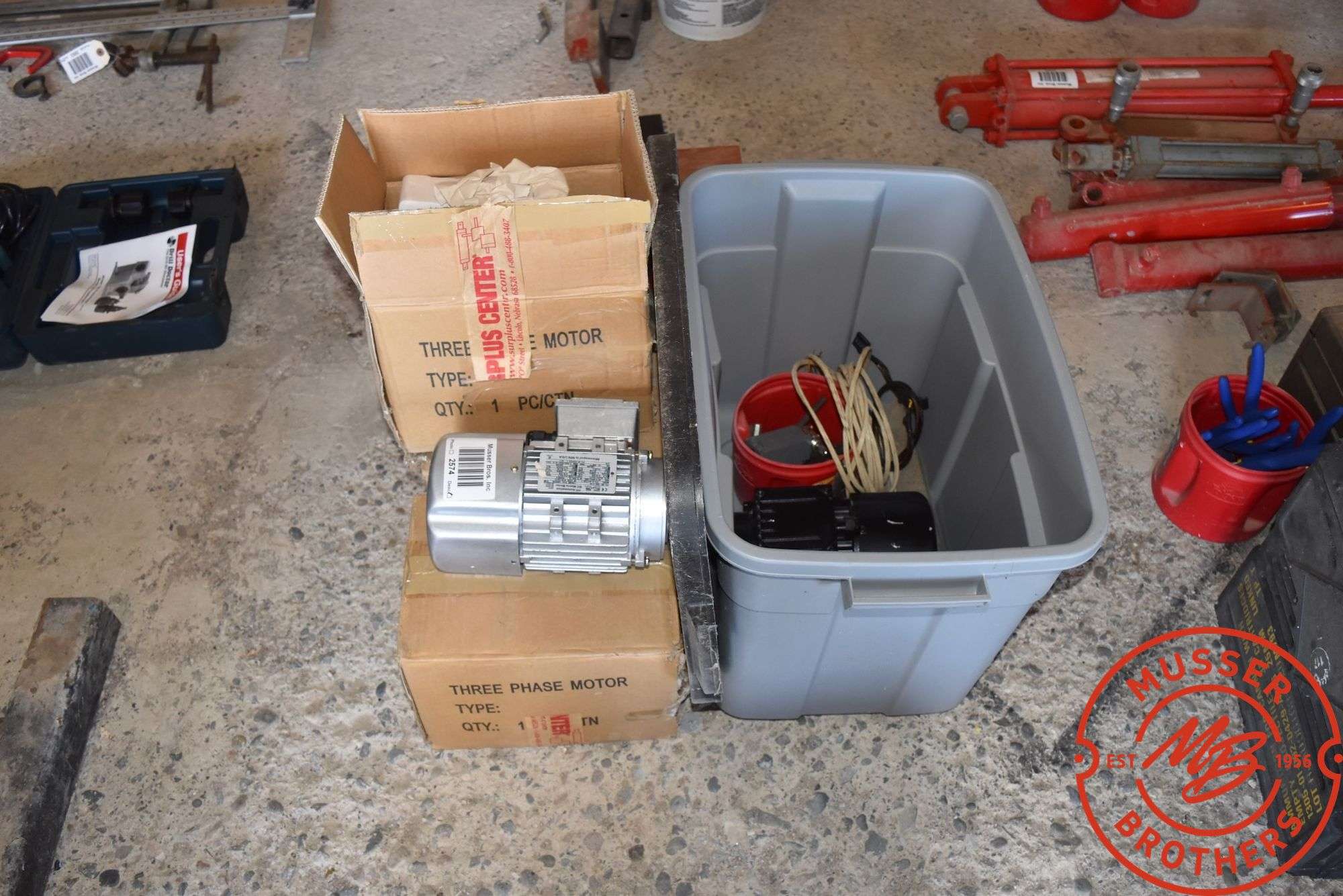 (3) 3ph Motors (New)