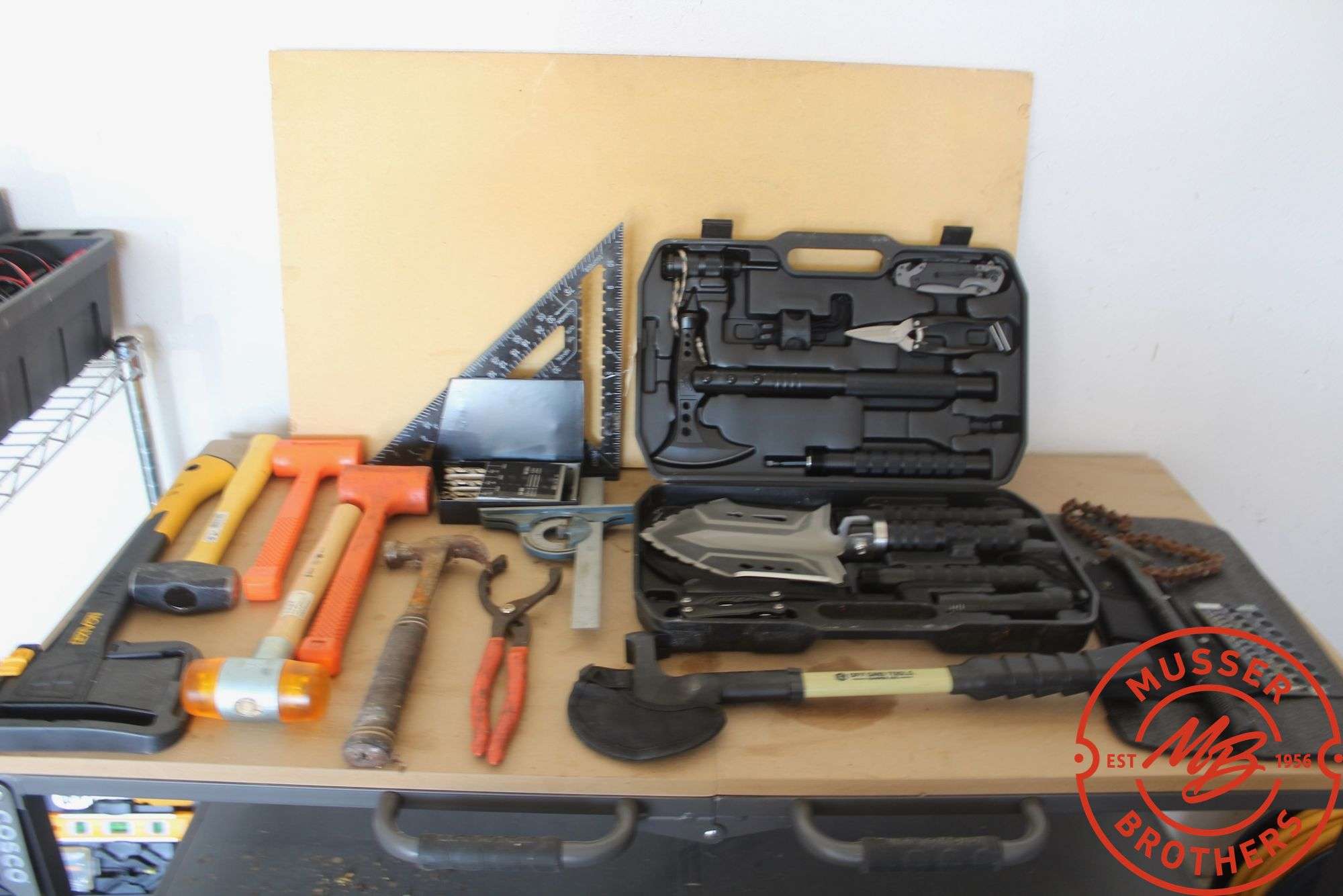 Assorted Hand Tools & Hammer