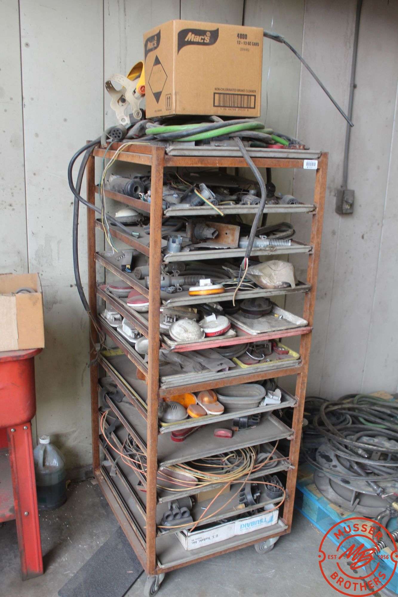 Parts Cabinet on Casters