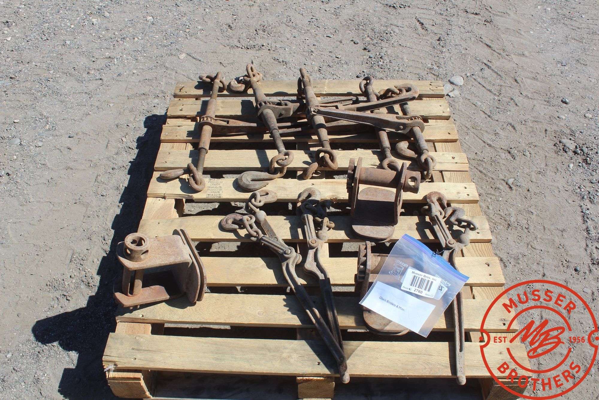 Assorted Chain Binders + Strap Binders