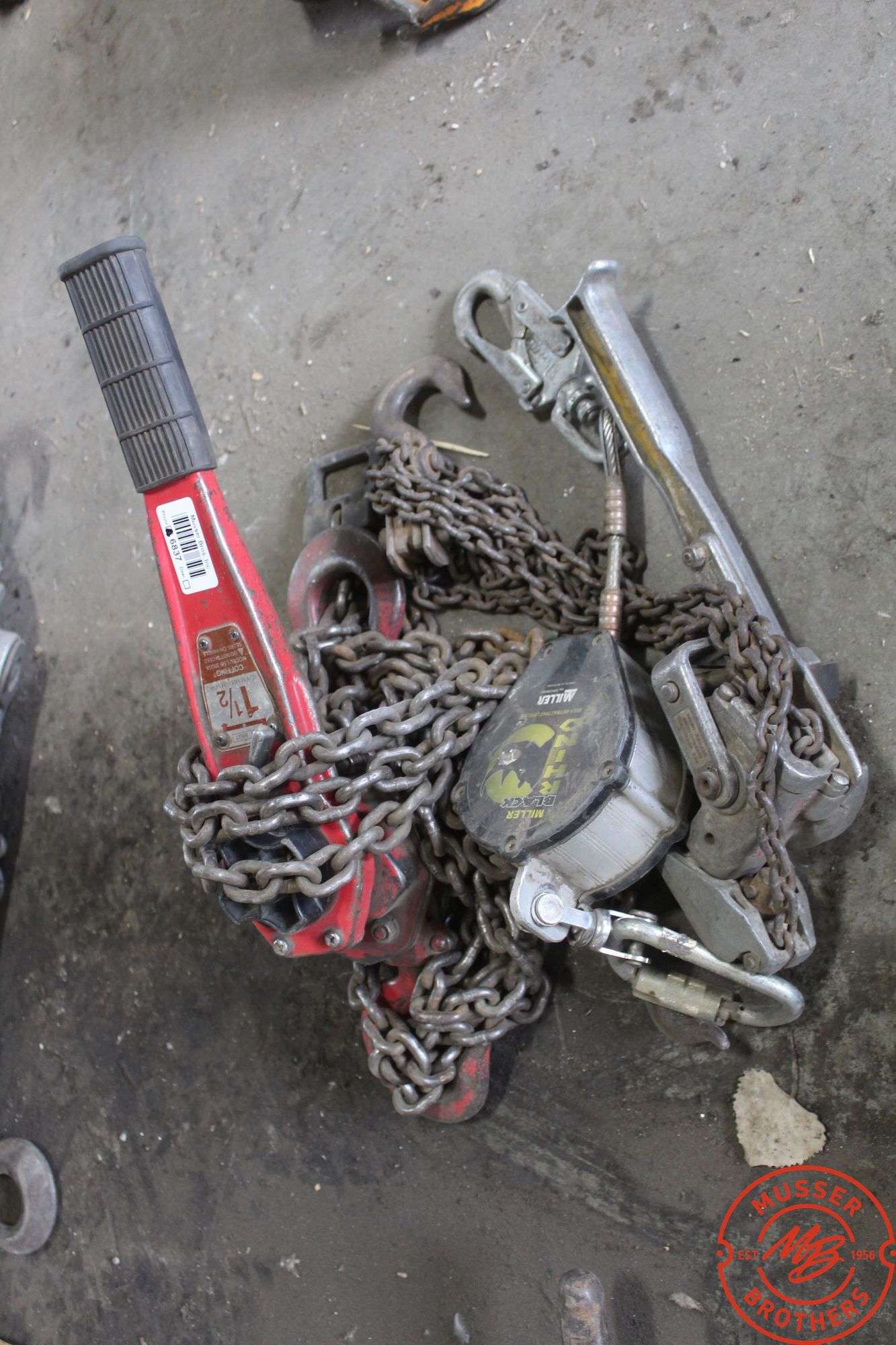 (2) Chain Come-Alongs