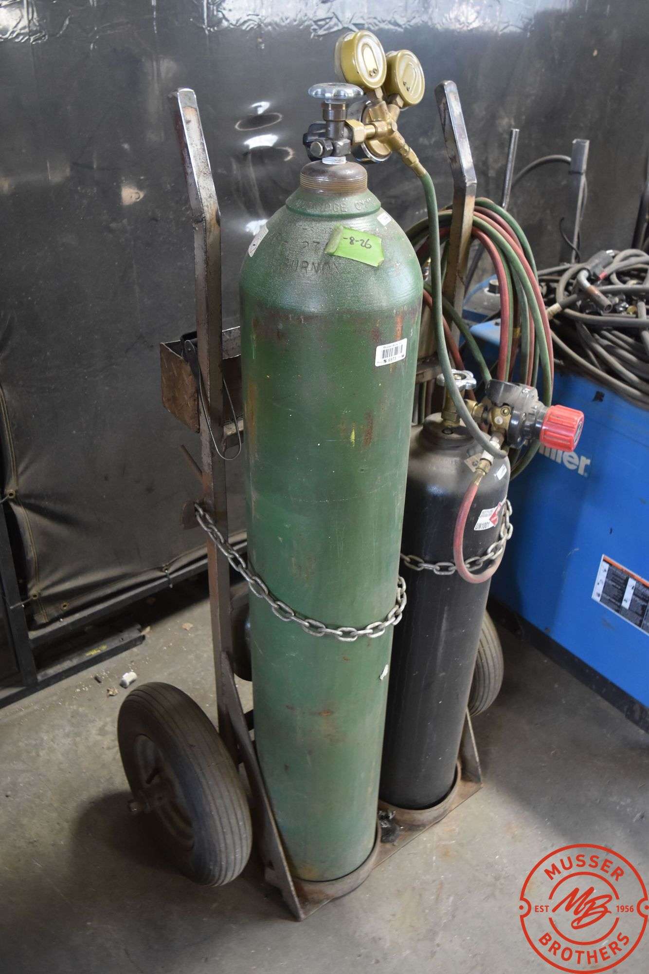 Oxy/Acy Torch Kit on Wheels
