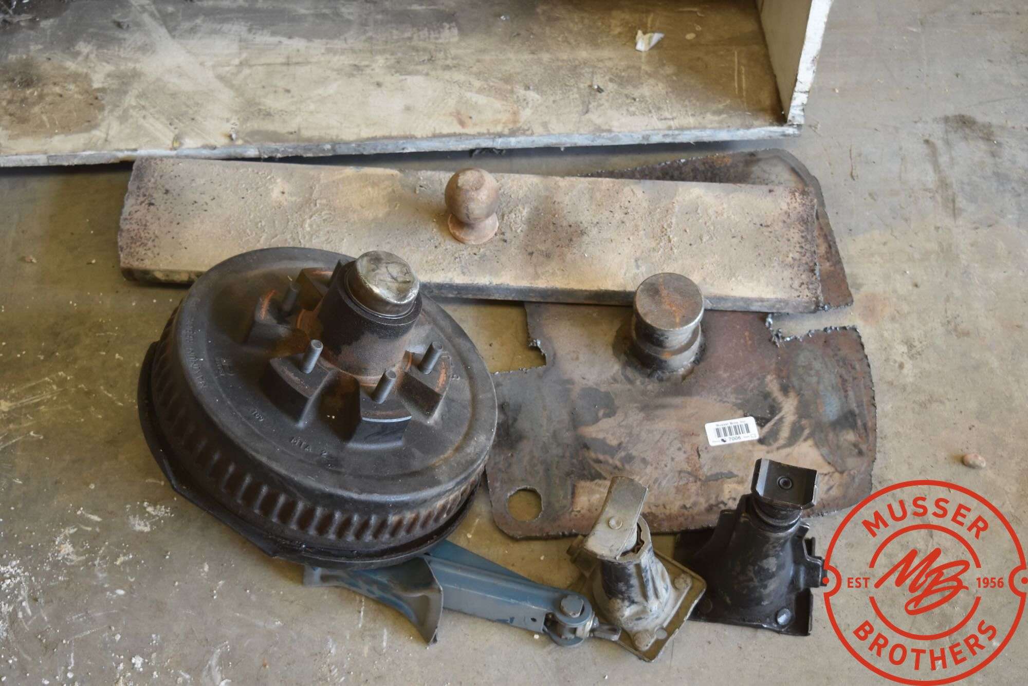 5th wheel Plate, Gooseneck hitch Plate, Trailer Brake Drum