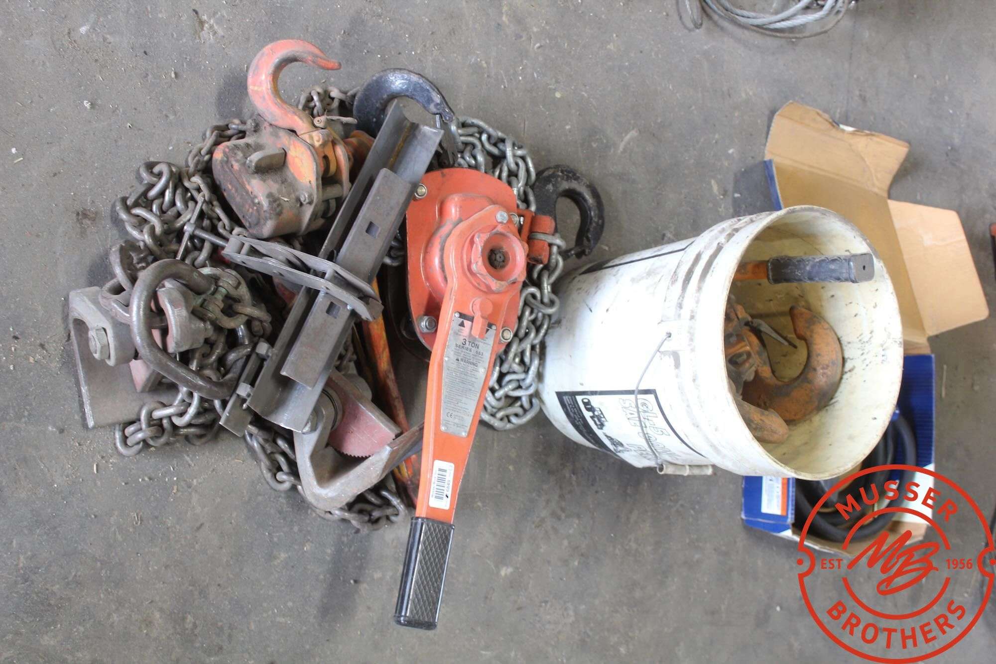 Assorted Chain Come-Alongs