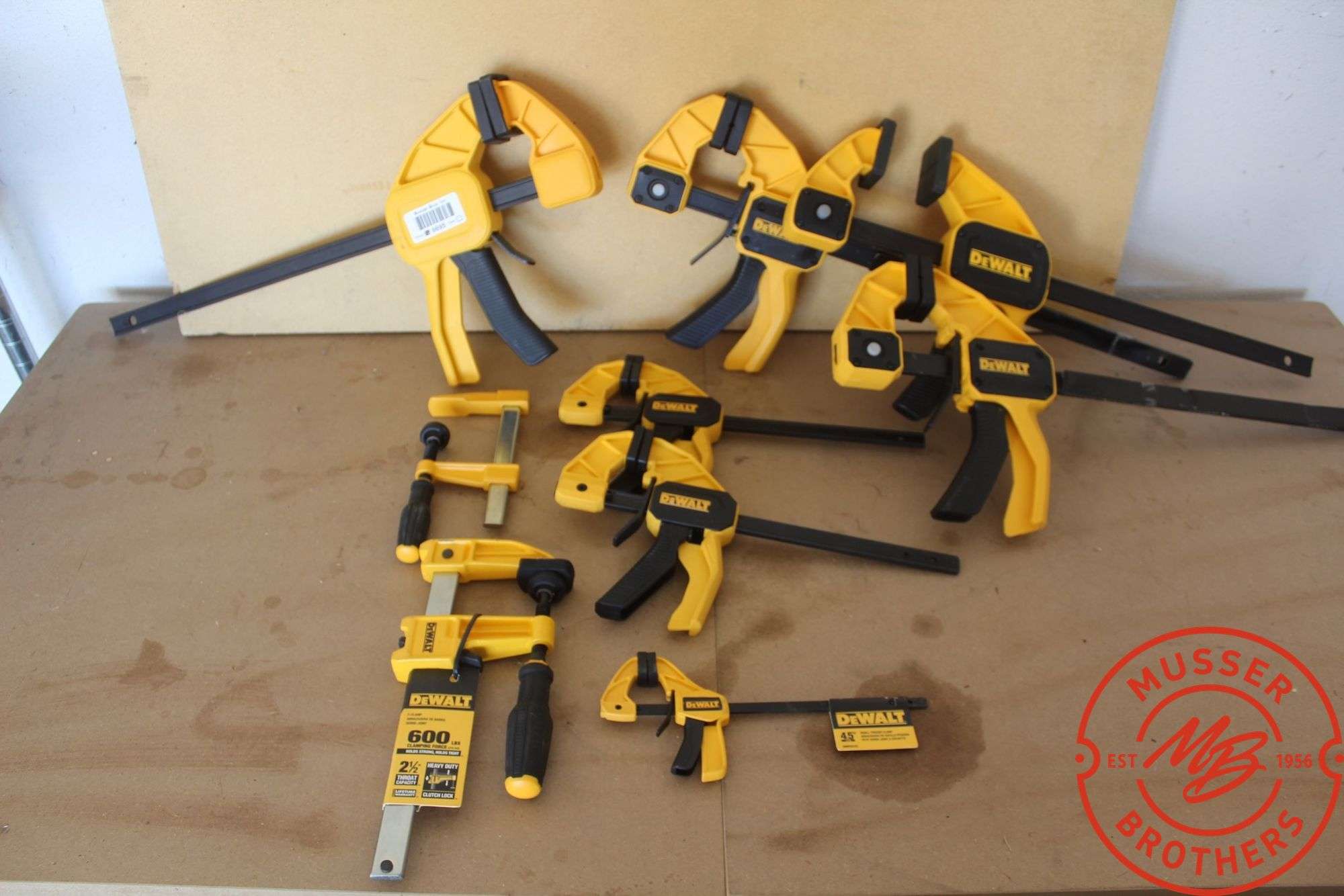 Assorted DeWalt Bar Clamps
