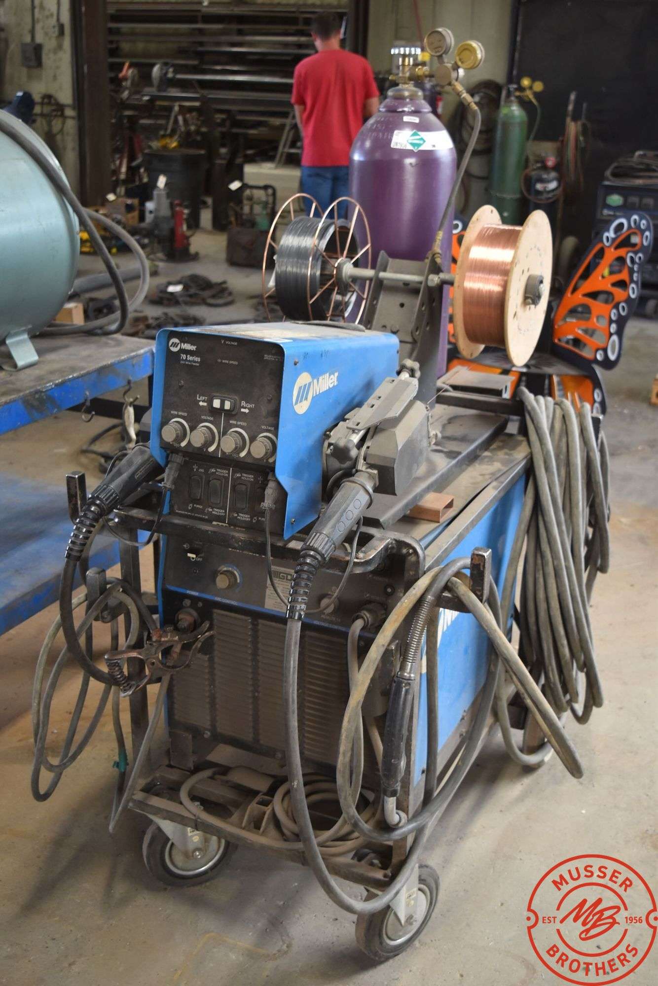 Miller Shopmate 300 w/ Miller 70 series Wire Feeder