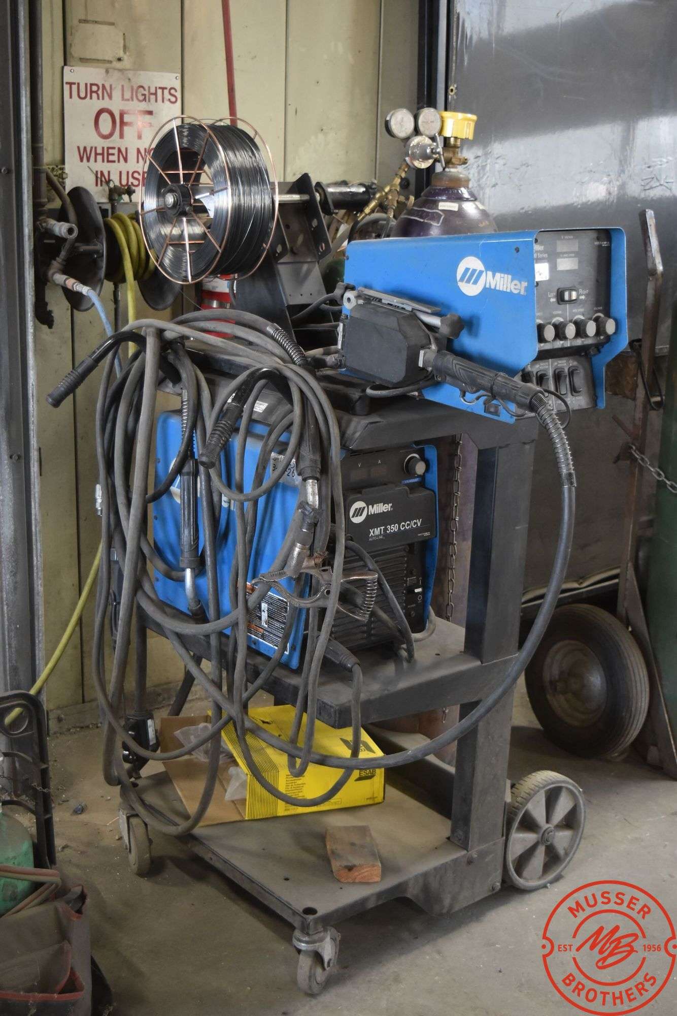 Miller XMT 350 CC/CV Welder w/ Miller 70 series Wire Feeder