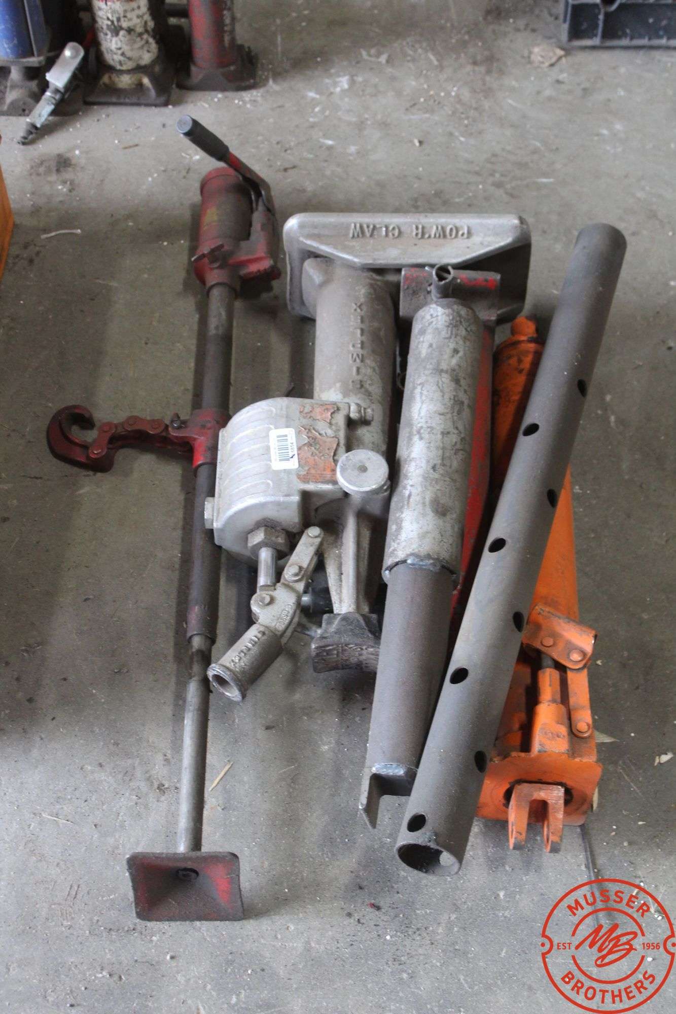 (2) Long Hyd Bottle Jacks, Power Claw RR Jack