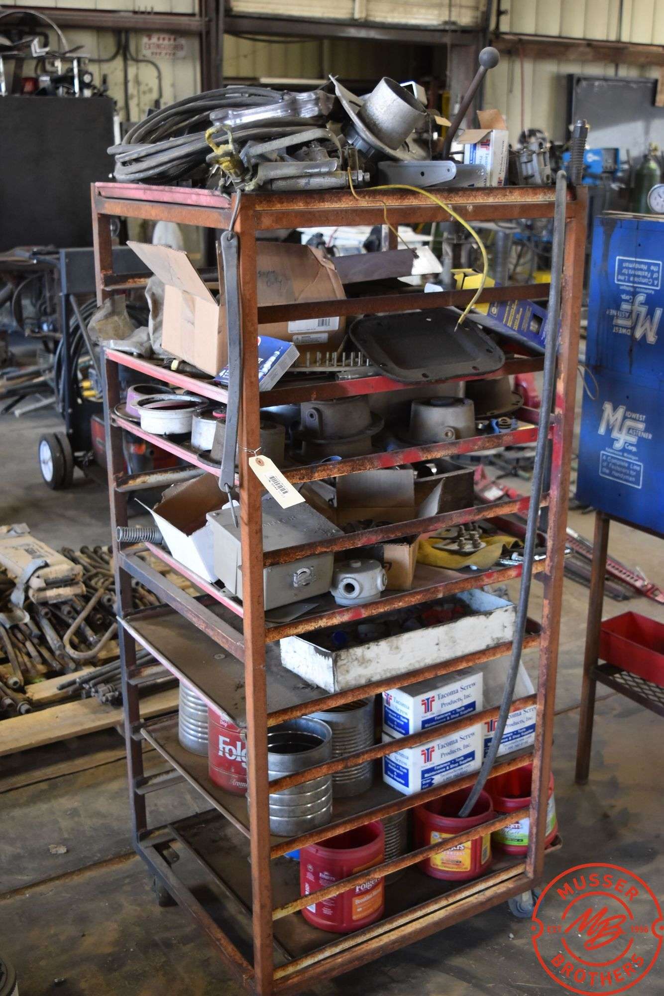 Parts Cabinet on Casters