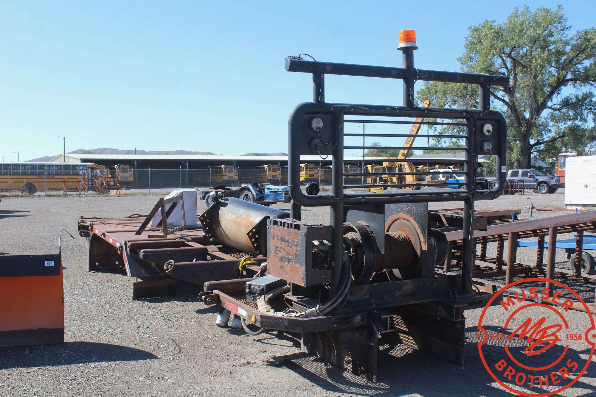 Semi Truck Winch Bed