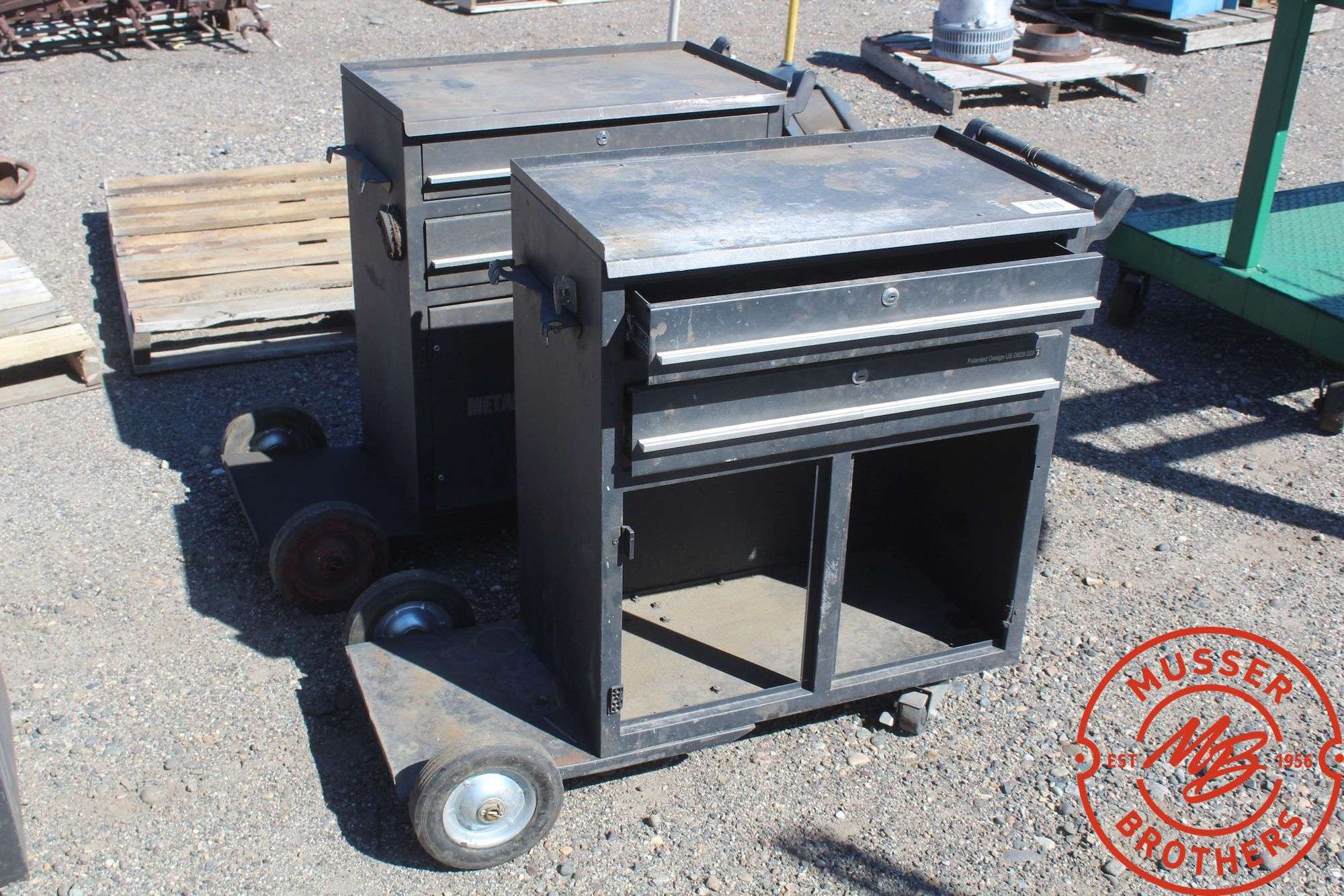 (2) Metal Man Welder Carts