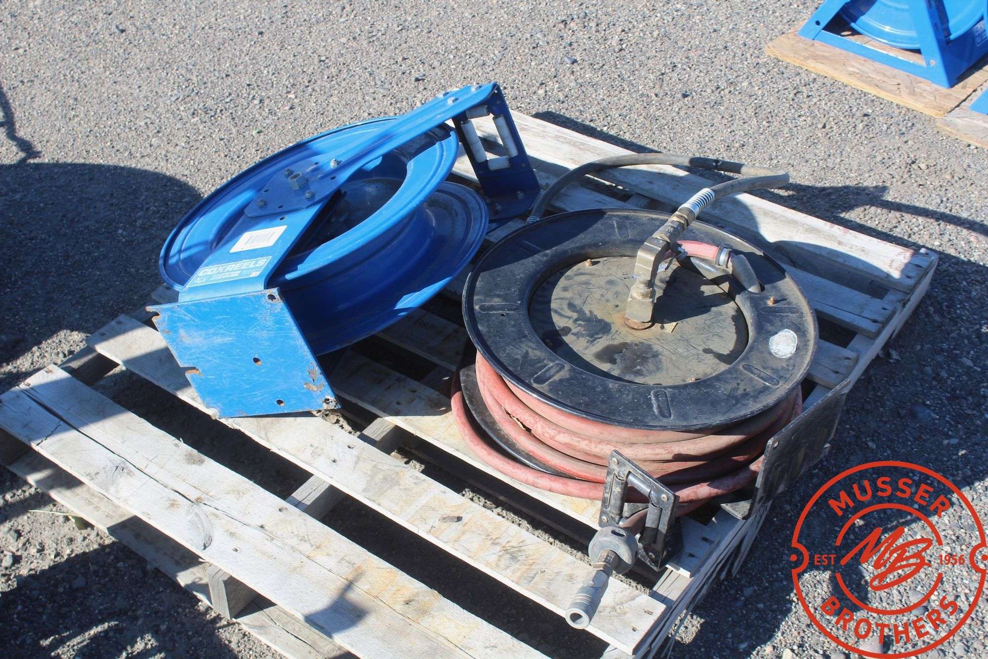 (2) Air Hose Reels