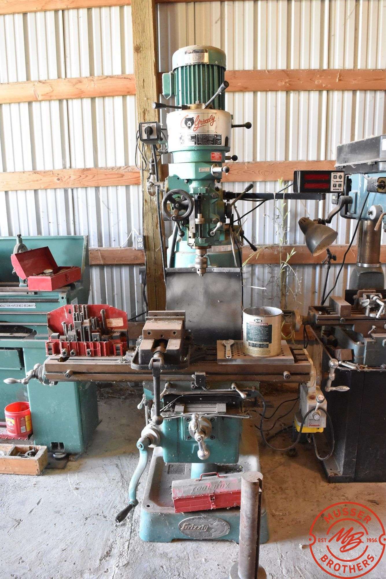 Grizzly Turret Milling Machine