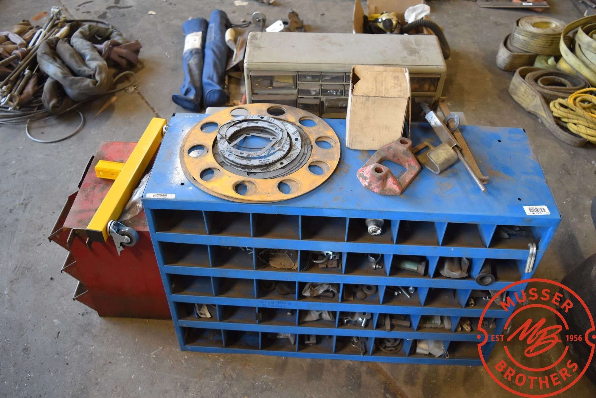 Fastenal Bolt Bin w/ assorted Plastic Bolt Bins