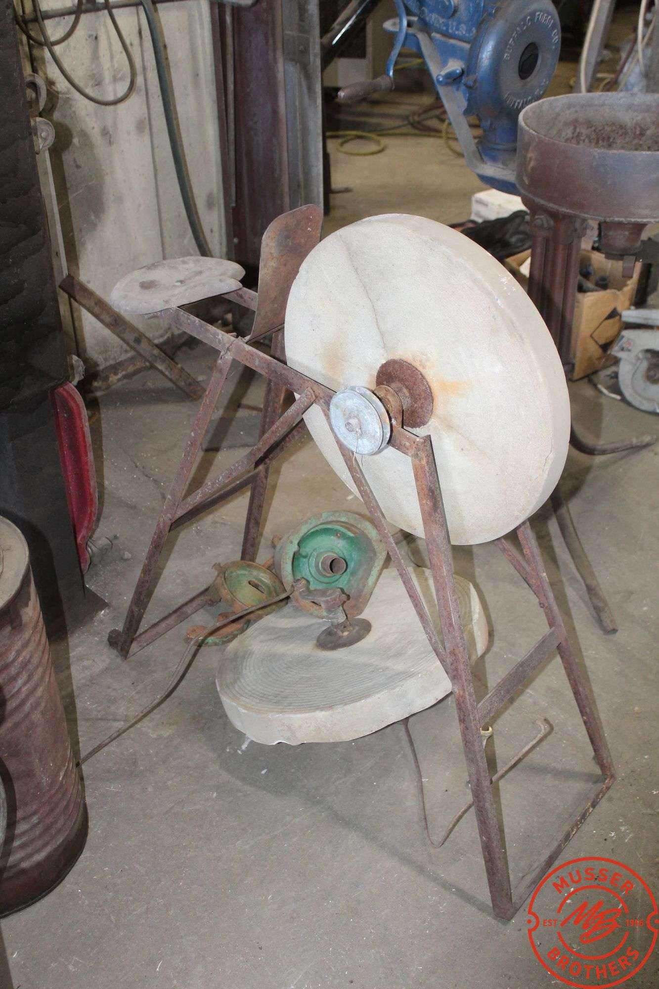 Old Stone Grinder