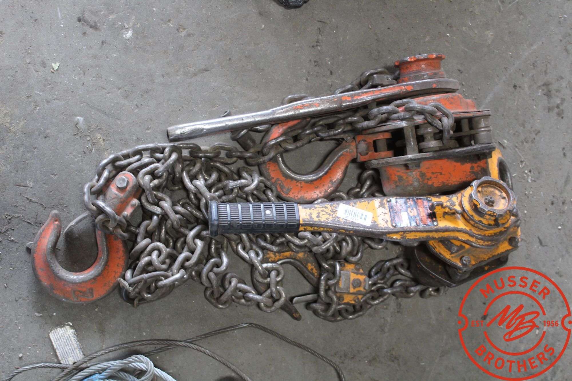 (2) Chain Come-Alongs