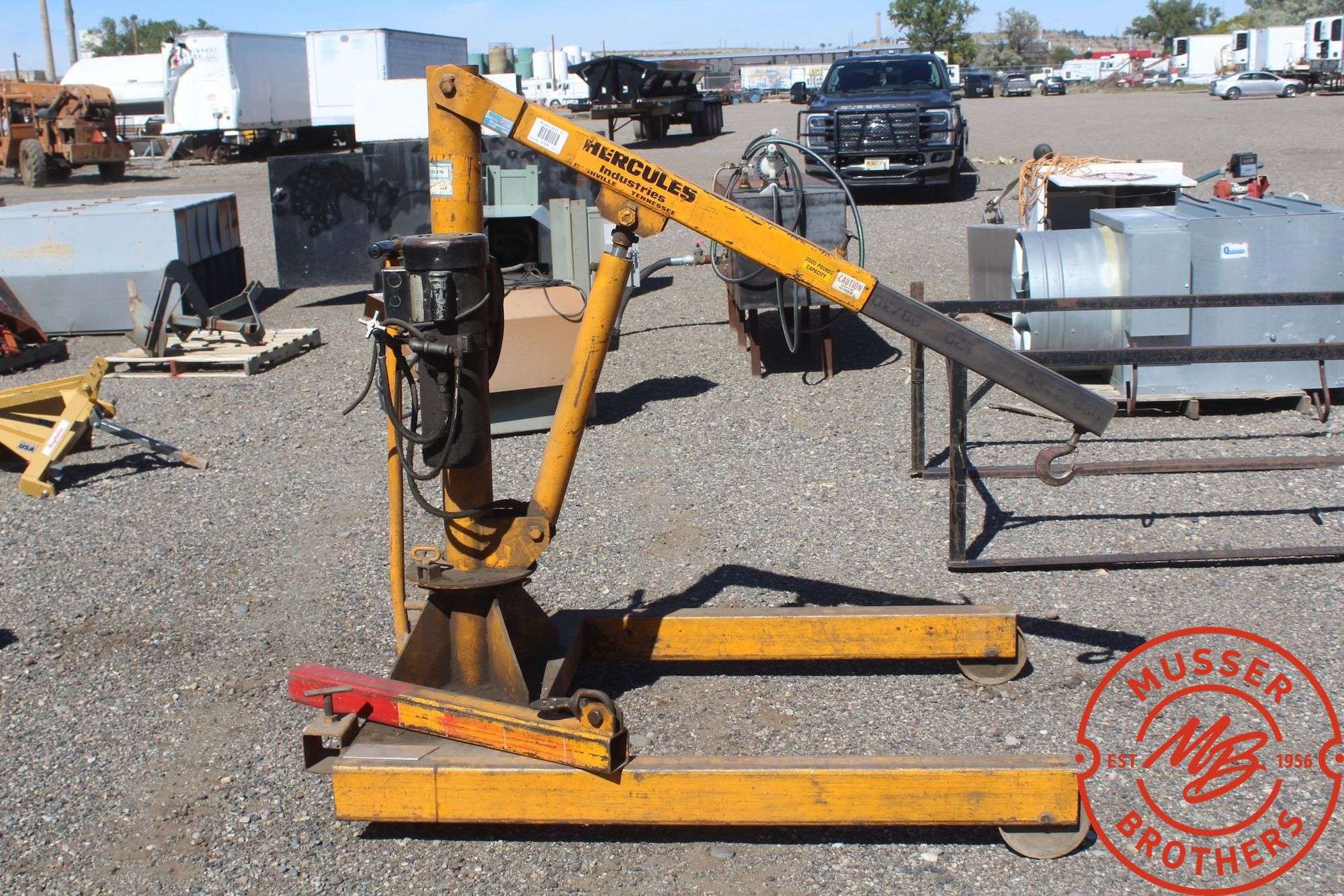 Hercules Elec over Hyd Floor Crane