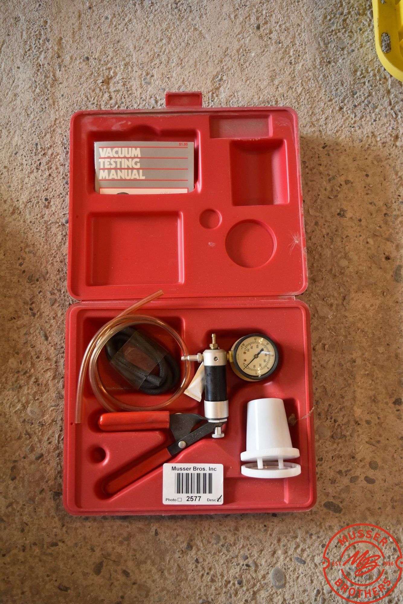 Vacuum Testing Tool