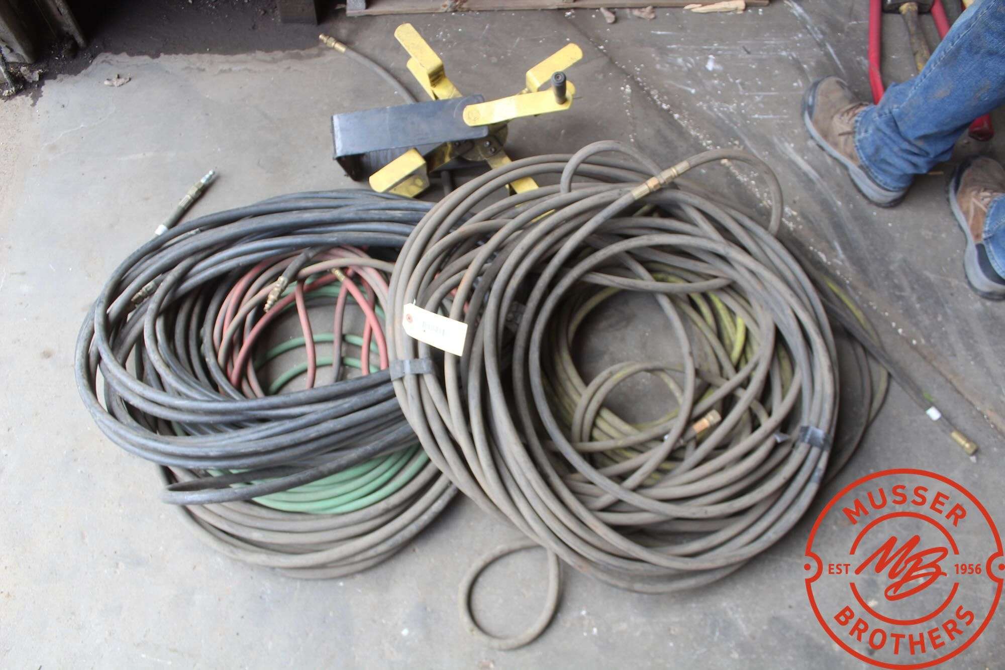 Assorted Air Hoses w/ Reel