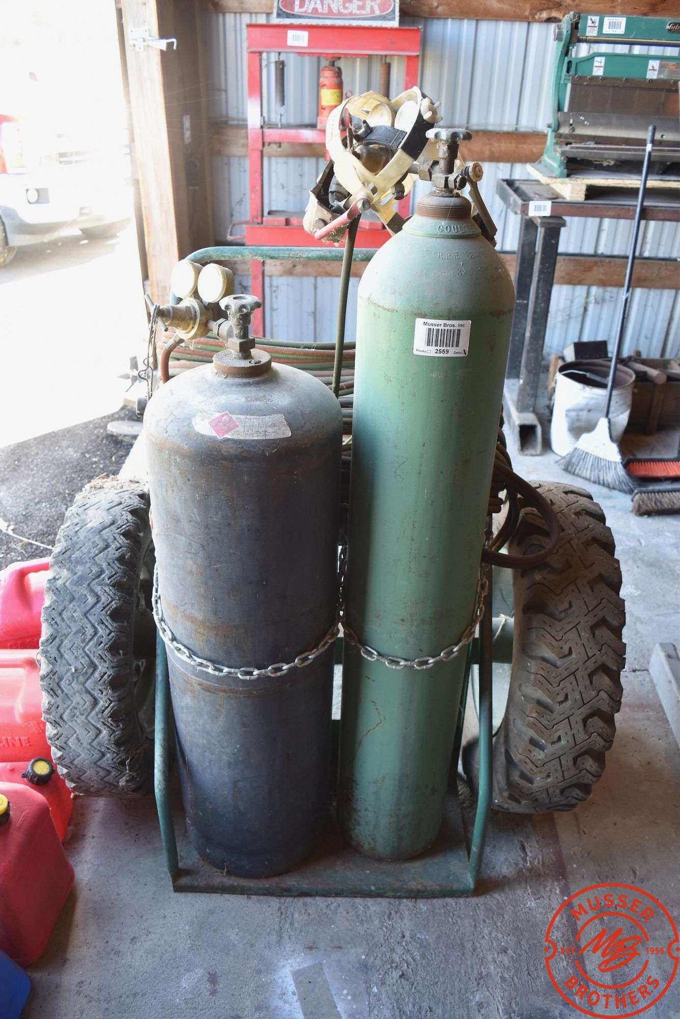 ACT/OXY Torch Set w/Large HD Cart