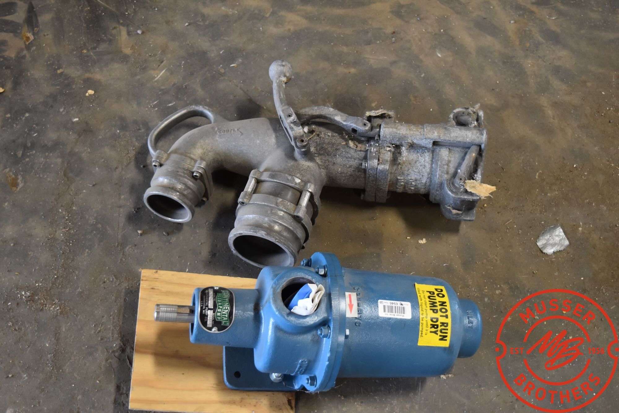Continental Ultra Pump, Dixon Water Valve