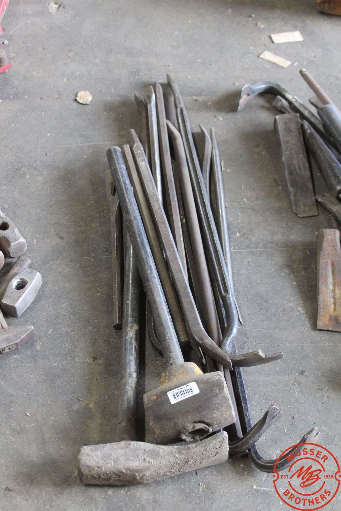 Assort. Hand Tools, Hammers, Pry Bars