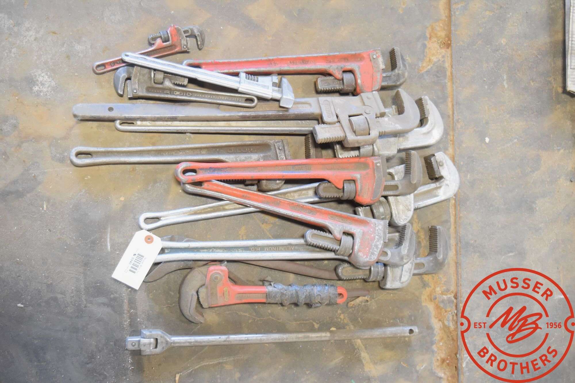 Assorted Pipe Wrenches