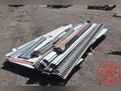 Assorted Trailer Tie Down Rails, Alum. Sheets
