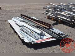 Assorted Trailer Tie Down Rails, Alum. Sheets