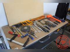 Assorted Tools in DeWalt Bag