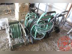(3) Garden Hose Reels