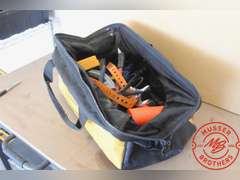 Assorted Tools in DeWalt Bag