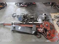 (2) 1.5 Ton Chain Come-Alongs