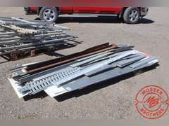 Assorted Trailer Tie Down Rails, Alum. Sheets