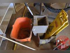 Mop Buckets w/ Push Sweeper