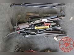 Assort. Hand Tools, Hammers, Pry Bars