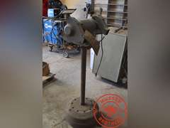 Dayton Bench Grinder on Stand