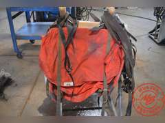 Pack Saddle w/ Panniers on Stand