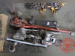 (2) 1.5 Ton Chain Come-Alongs