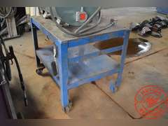 Metal Table w/ Rollers