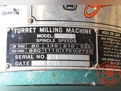 Grizzly Turret Milling Machine