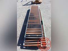 (3) 10'x24" Rapistan Roller Tables