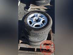 (4) Car Tires w/ Rims