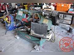 Grizzly Metal Band Saw on Rollers