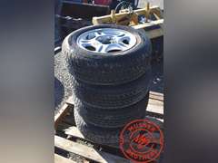 (4) Car Tires w/ Rims